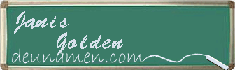 Janis Golden Visitenkarte